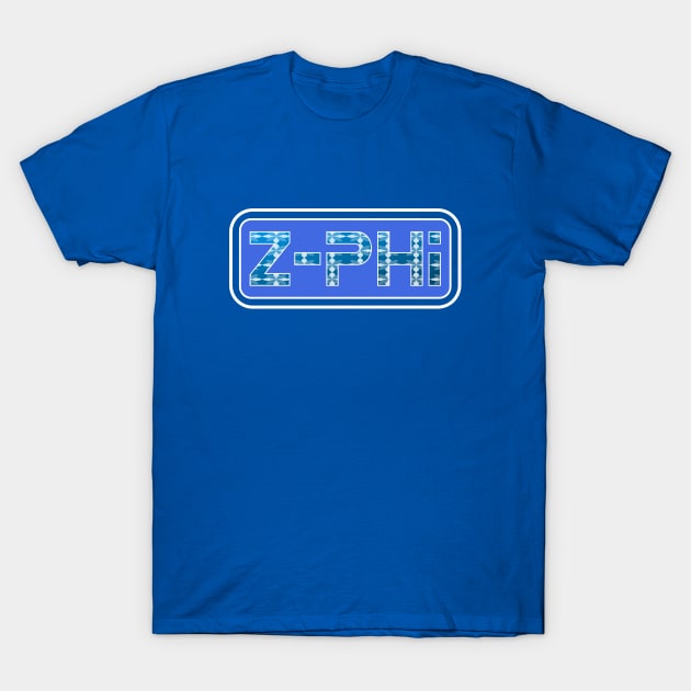 Zeta Phi Beta Z-Phi Badge T-Shirt by DrJOriginals